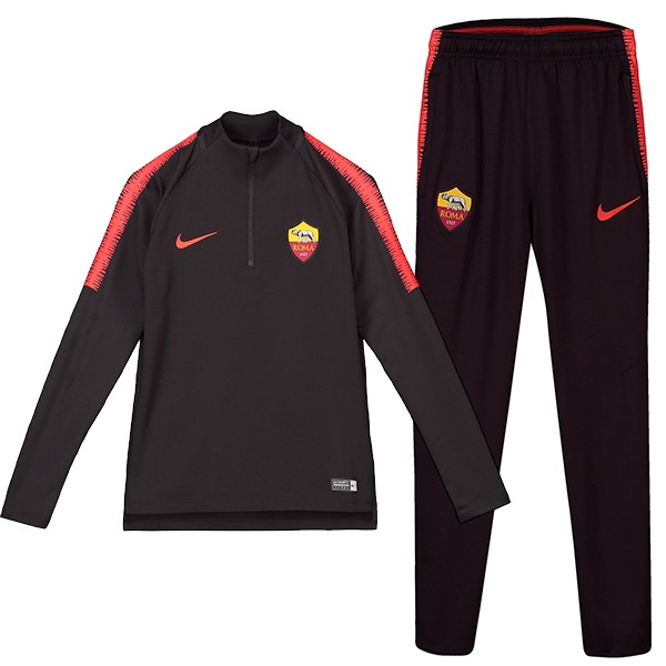 Chandal Niños AS Roma 2018-2019 Negro